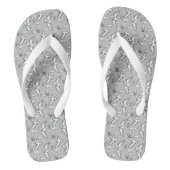 Douane voor hemelvogels en wolken teenslippers (Voetbed)