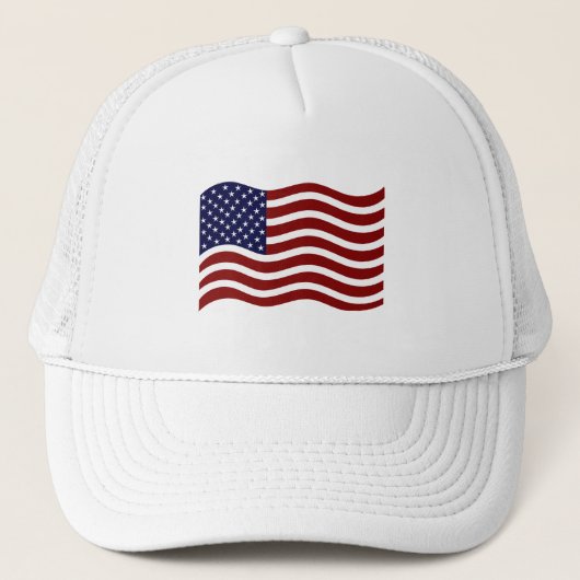 Douane VS Vlag Mark Schuim Trucker Hoed Pet (Voorkant)