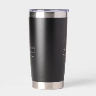 Douane waterfles RVS thermisch 600 ml Geïsoleerde Drinkbeker