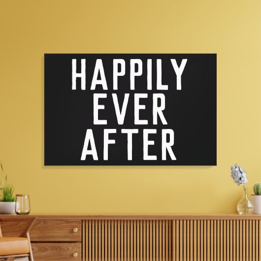 DOUANE WEDDING GIFT WORD ART STRETCHED CANVAS (Insitu (Woonkamer))