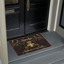 Douane Welkom bij mijn Castle QUEEN BEE Marble Rug