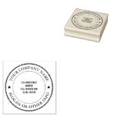 Douane Zakelijk Professionele Rubber Stempel (Gestempeld)