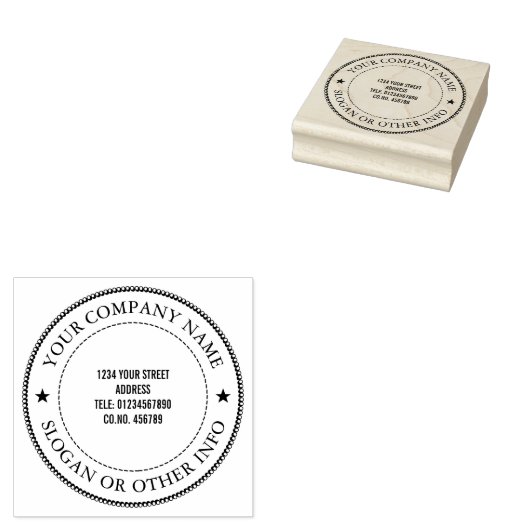 Douane Zakelijk Professionele Rubber Stempel (Gestempeld)