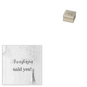 Douane Ze Zei Ja Bruidsfeest Rubber Stempel (Gestempeld)