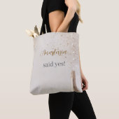 Douane Zei Ja Bruidsfeest Boodschappentas Tote Bag (Dichtbij)