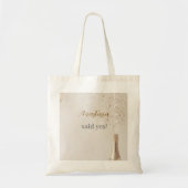 Douane Zei Ja Bruidsfeest Boodschappentas Tote Bag (Voorkant)