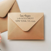 Douane zelf inktend adres rubber stempel