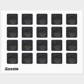 Douane Zwarte Roos Herdenkingskaars Sticker (Vel)