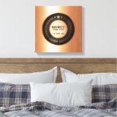 DOUANEAFDRUKDIJMEDAL Bronze Champion EDITABLE Canvas Afdruk (Insitu (Slaapkamer))