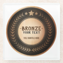 DOUANEAFDRUKDIJMEDAL Bronze Champion EDITABLE