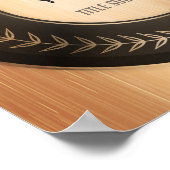 DOUANEAFDRUKDIJMEDAL Bronze Champion EDITABLE Poster (Hoek)