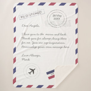 Douanebericht Air Mail Letter Sherpa Deken
