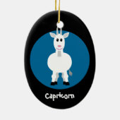 Douaneblauw voor kartonnen kartonnen karton keramisch ornament (Achterkant)