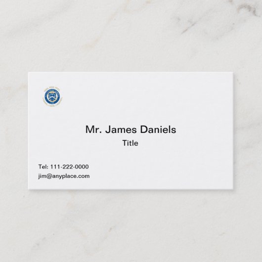 Douanedienst Verenigde Staten Visitekaartje (Voorkant)