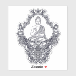 DOUANEDOUANE VINYL STICKER: BUDDHA STICKER