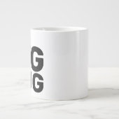 Douaneer uw naam grote speciale mok (Voorkant)