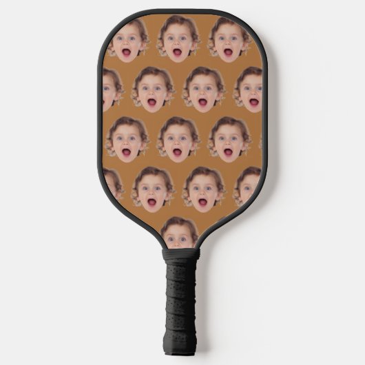 Douanefaces Pickleball Paddle, Gepersonaliseerd Paddle (Achterkant)