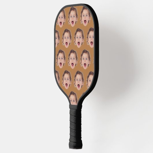 Douanefaces Pickleball Paddle, Gepersonaliseerd Paddle (Links)