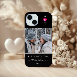 Douanefoto & Monogram Huwelijk/Verloving iPhone 15 Case