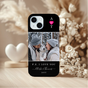 Douanefoto & Monogram Huwelijk/Verloving iPhone 15 Case