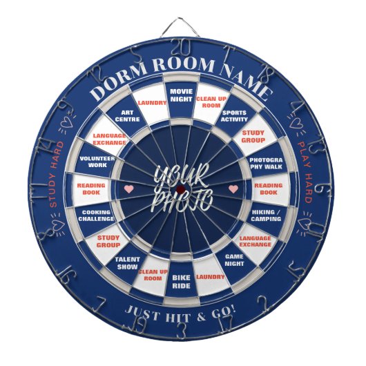 Douanefotovorm Dartboard voor Activiteitenbesluit Dartbord (Voorkant)