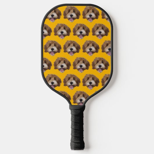 Douanegezichten Pickleball Paddle, Gepersonaliseer Paddle (Voorkant)