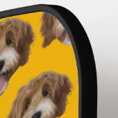 Douanegezichten Pickleball Paddle, Gepersonaliseer Paddle (Links Detail)