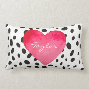 DOUANEHART VOOR WATERVERF OP DALMATIAANSE POLKA-DO KUSSEN