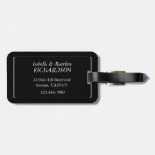 douanekoppel bagagelabel (Achterkant horizontaal)