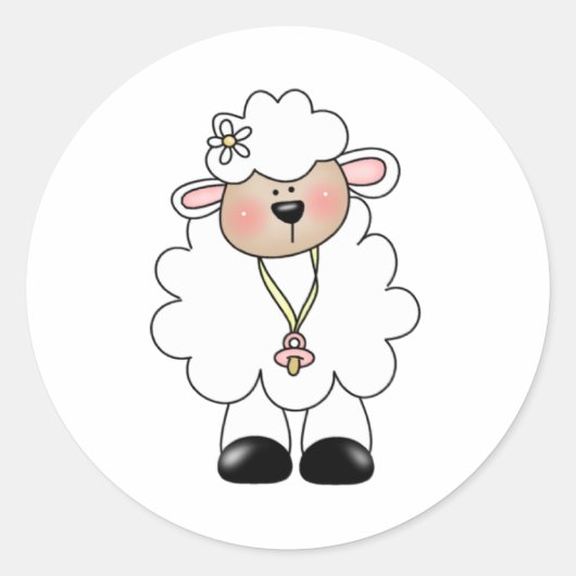 douanelampink ronde sticker (Voorkant)