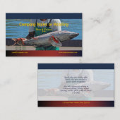 DOUANEMAAT voor de commerciële visserij op hartoni Visitekaartje (Voorkant / Achterkant)