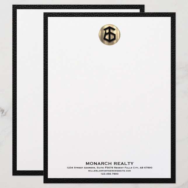 Douanemakelaar Letterhead Briefhoofd (Voorkant / Achterkant)
