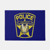 Douanematum van politie deurmat (Voorkant)