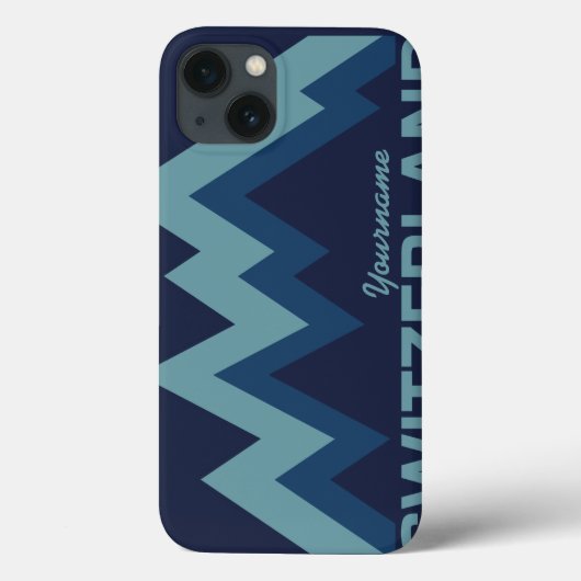 Douanemonogrammen van ZWITSERLAND hoesjes (Achterkant)