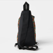 Douanenaam Aardbeien Patroon Sling Bag (Achterkant)