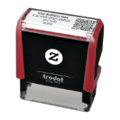 Douanenaam Adres QR Code Zelfinking Stempel (Product)