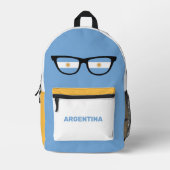 Douanenaam Argentinië Bedrukte Rugzak (Voorkant)