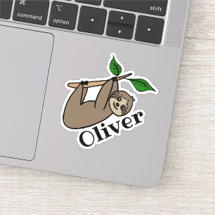 Douanenaam Baby Sloth Leuk Dier Sticker
