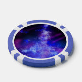 Douanenaam Blauw Sapphire Poker Chips (Enkel)