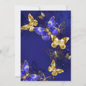 Douanenaam Blauwe Vlinder Partij Kaart (Achterkant)