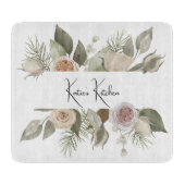 Douanenaam Bloemen Glas Snijplank, Bloem Snijplank (Voorkant)