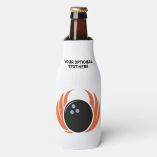 Douanenaam Bowling Bal met Vlammen Flesjeskoeler