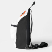 Douanenaam Bowling Bal met Vlammen Sling Bag (Rechts)