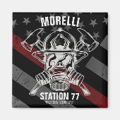 Douanenaam Brandweerpost Magneet (Voorkant)