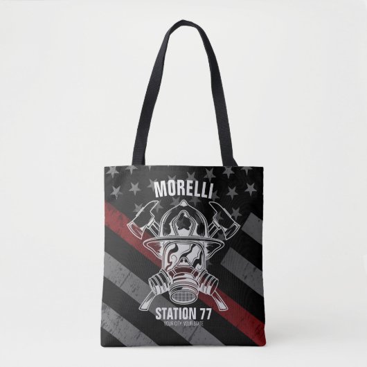 Douanenaam Brandweerpost Tote Bag (Voorkant)