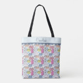 Douanenaam Canvas tas, het Winkelen Zak Tote Bag (Achterkant)