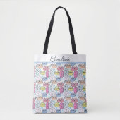 Douanenaam Canvas tas, het Winkelen Zak Tote Bag (Voorkant)