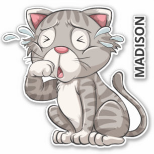 Douanenaam Cruing Cat Sticker