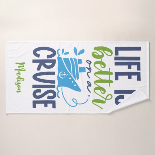 Douanenaam Cruise Badhanddoek (Badhanddoek)