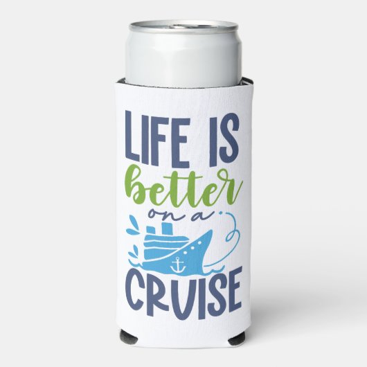 Douanenaam Cruise Seltzer Blikjeskoeler (Seltzer Voorkant)